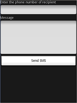 sms шаблон приложения